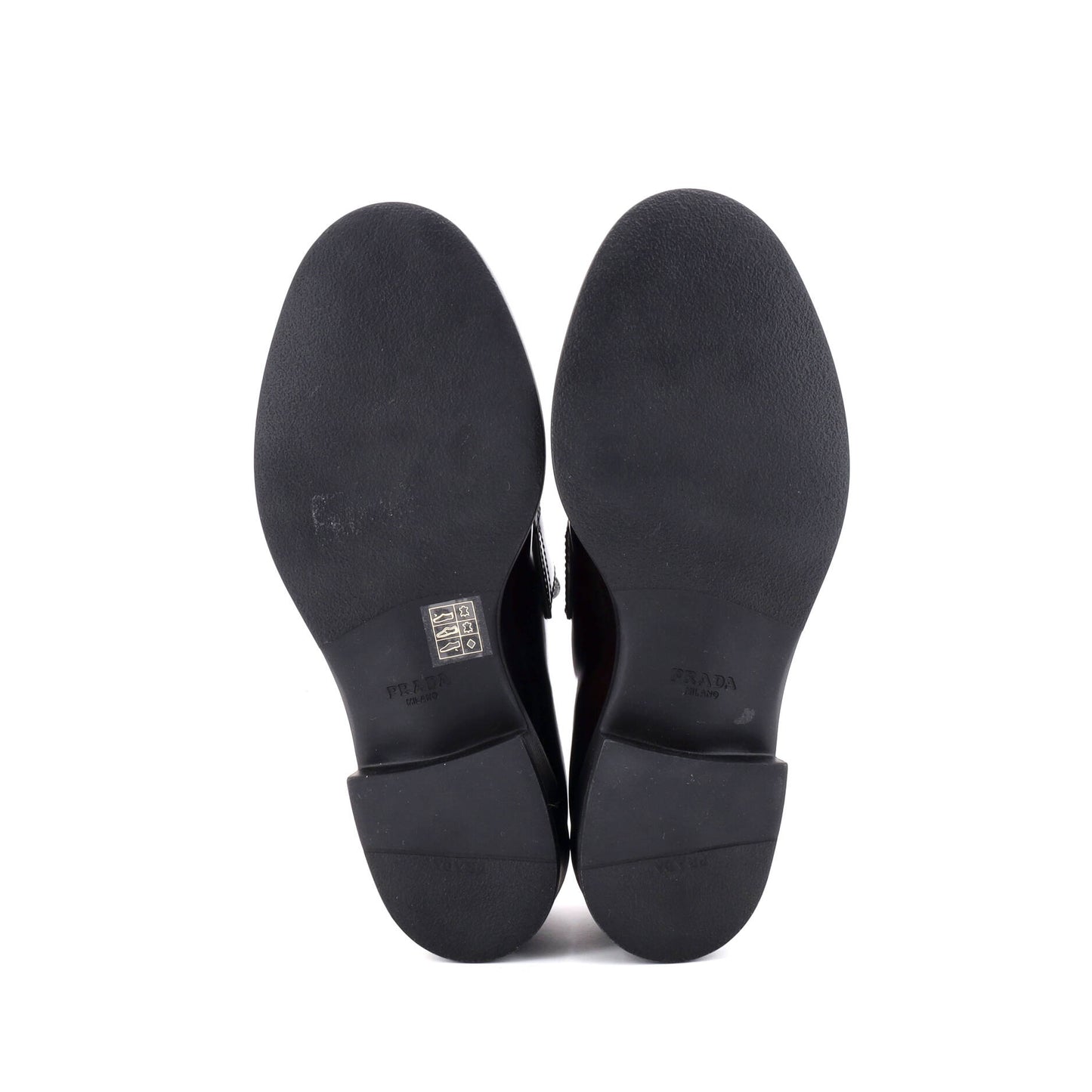 プラダ レディース トライアングルロゴ ローファー ブラッシュドレザー