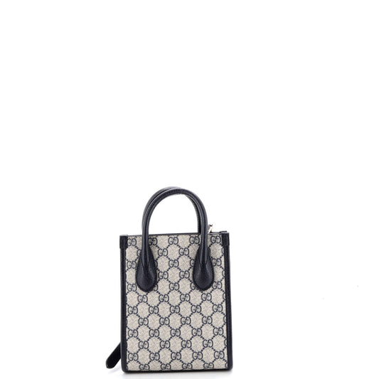 グッチ インターロッキングGパッチ トートバッグ GGコーティングキャンバス ミニ