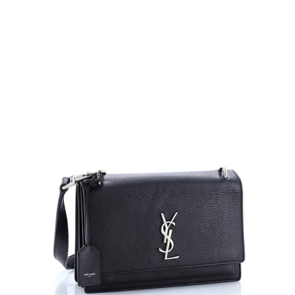 サンローラン サンセット サッチェル レザー ミディアム