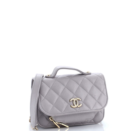 シャネル ビジネス アフィニティ フラップ クラッチ チェーン キルティング キャビア