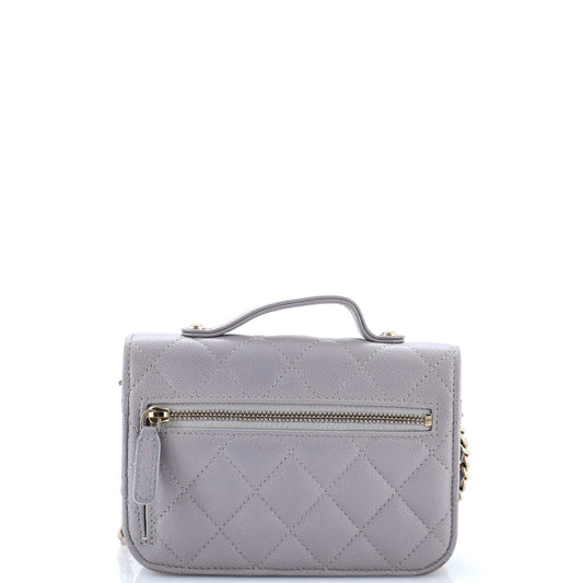 シャネル ビジネス アフィニティ フラップ クラッチ チェーン キルティング キャビア