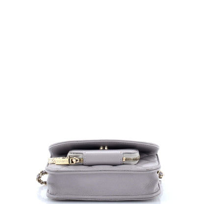 シャネル ビジネス アフィニティ フラップ クラッチ チェーン キルティング キャビア