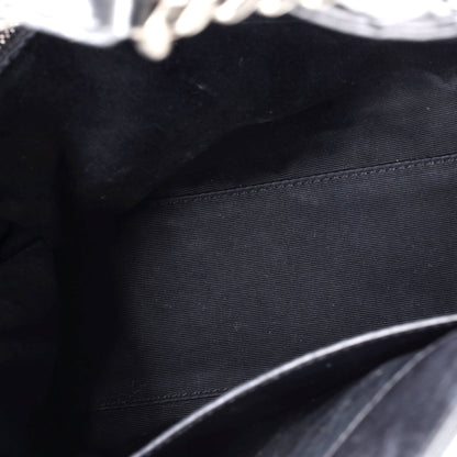 サンローラン ニキショッピングトート マトラッセ シェブロン レザー ミディアム