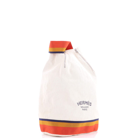 エルメス キャバリエスリングバッグ トワル＆ナイロン