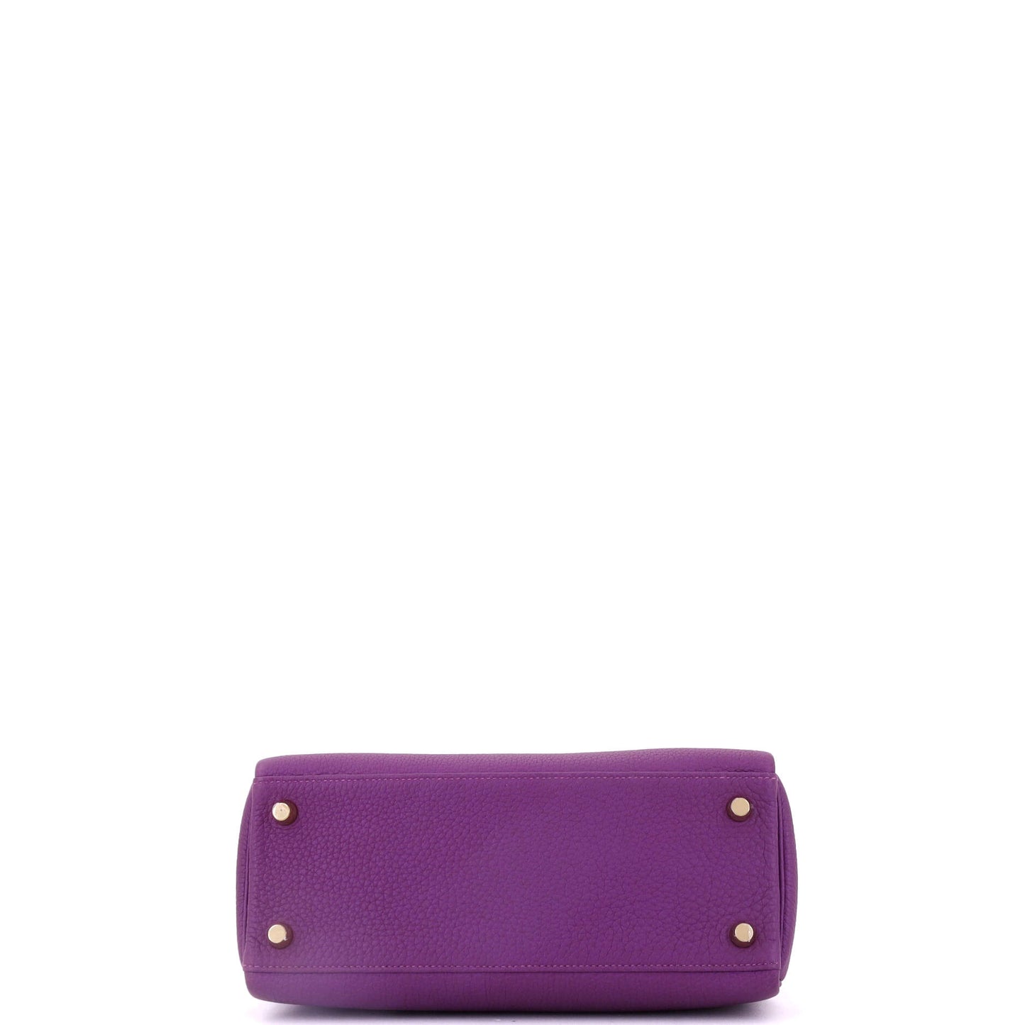 エルメス ケリー ハンドバッグ パープル トゴ ゴールド金具 25