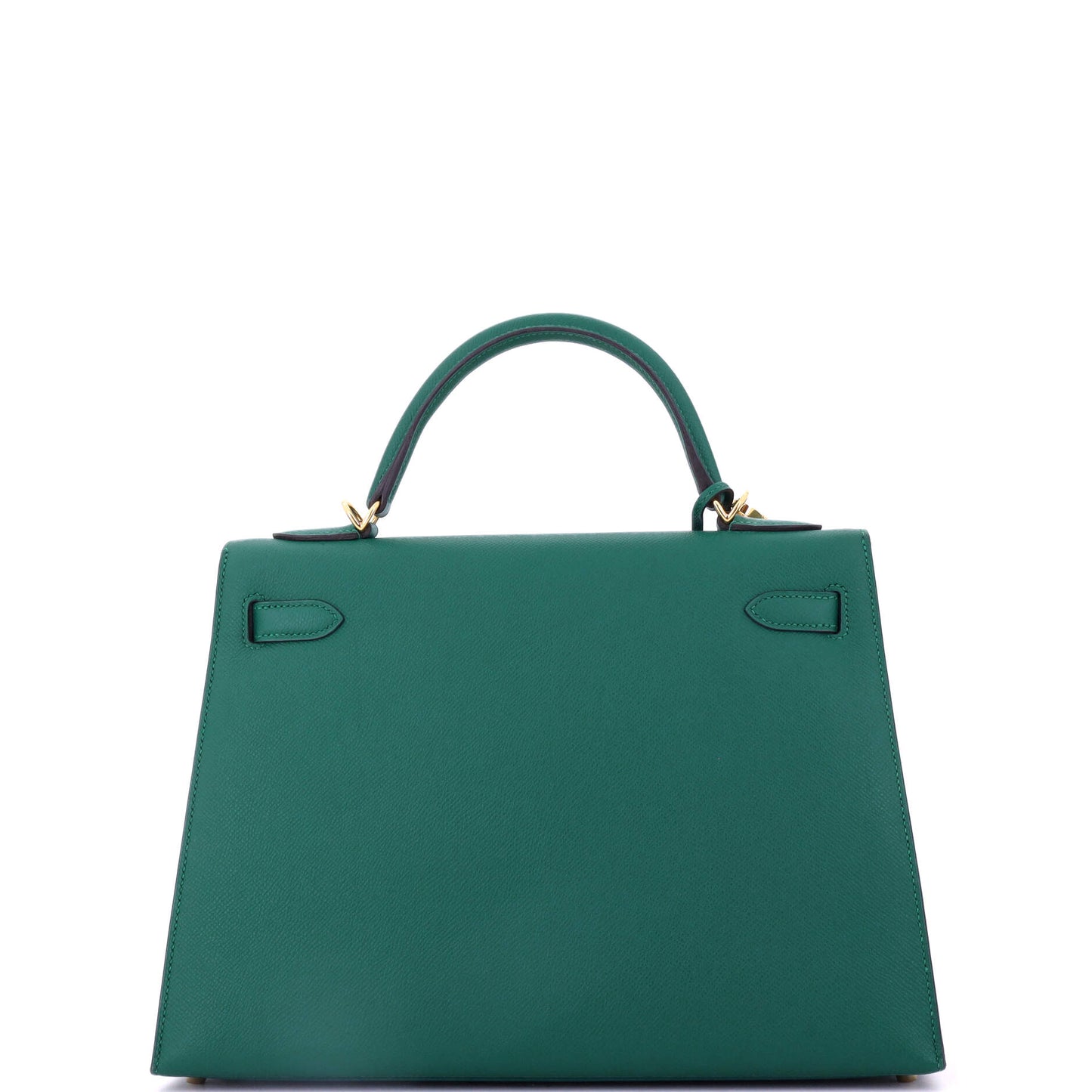 エルメス ケリー ハンドバッグ グリーン エプソン ゴールド金具 32