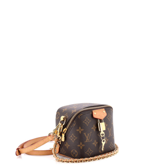 ルイ・戦略ジャスト・イン・ケースバッグ モノグラムコーティングキャンバス