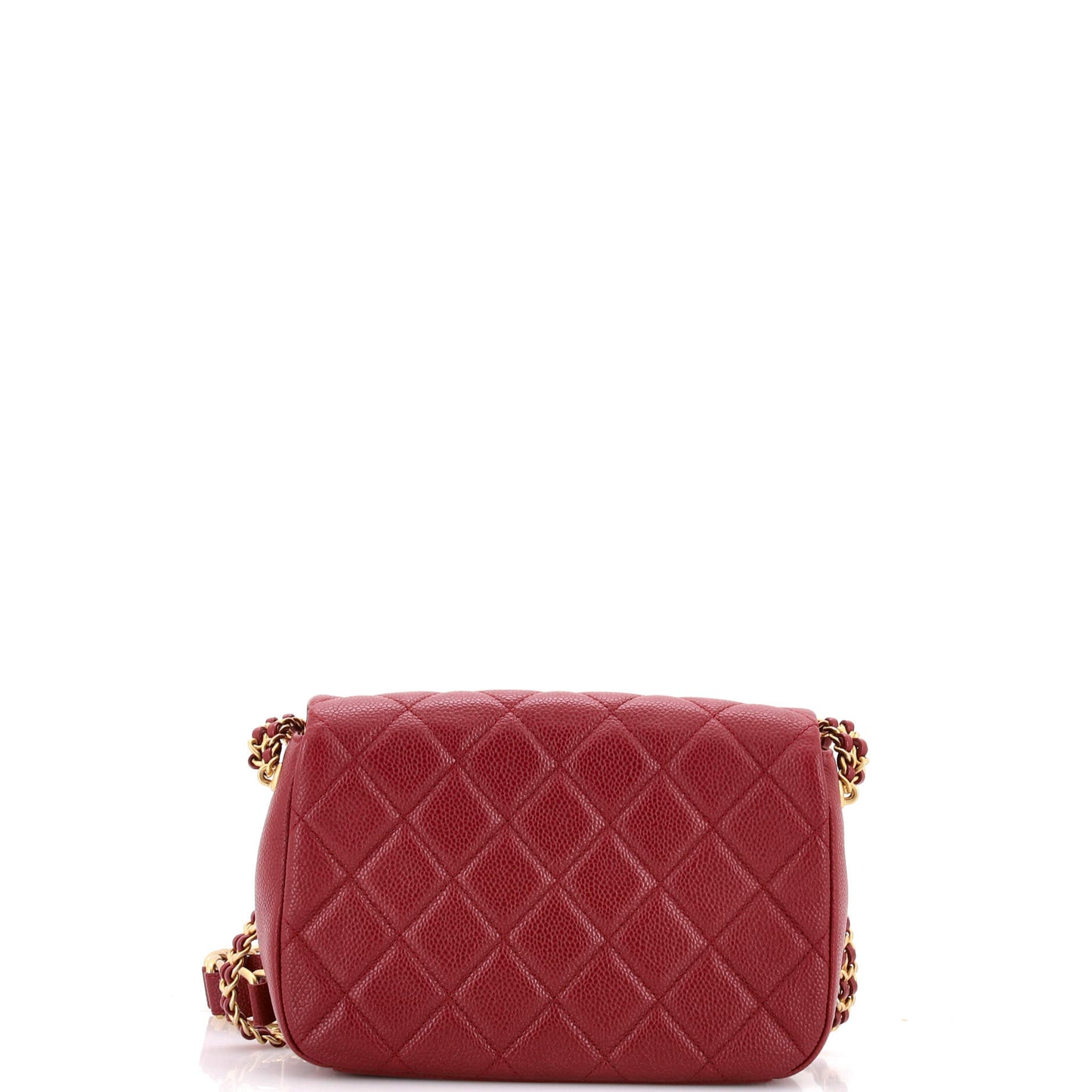 シャネル チェーンソウル フラップバッグ キルティング キャビア スモール