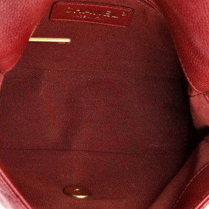 シャネル チェーンソウル フラップバッグ キルティング キャビア スモール