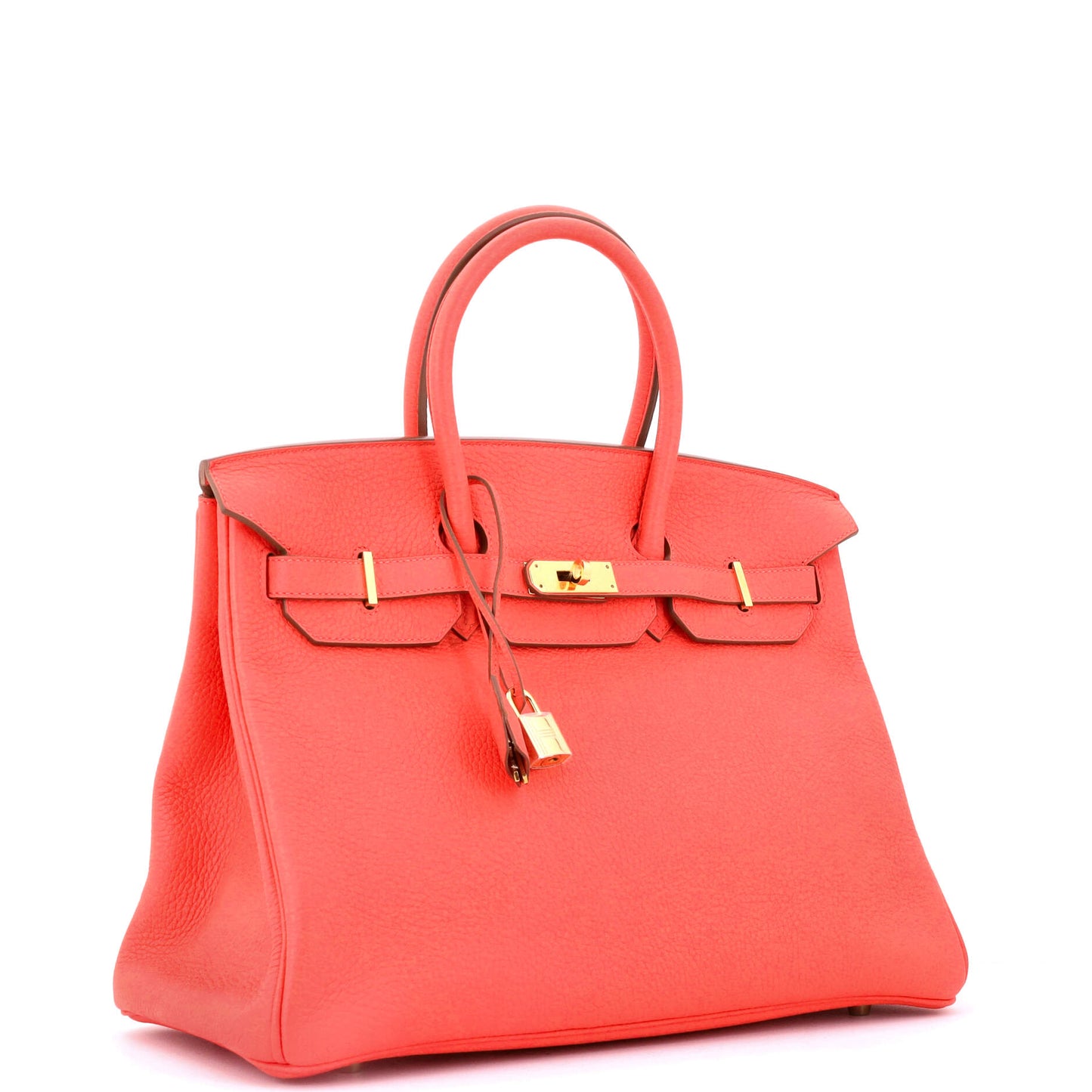 エルメス バーキン ハンドバッグ ピンク クレマンス ゴールド金具 35