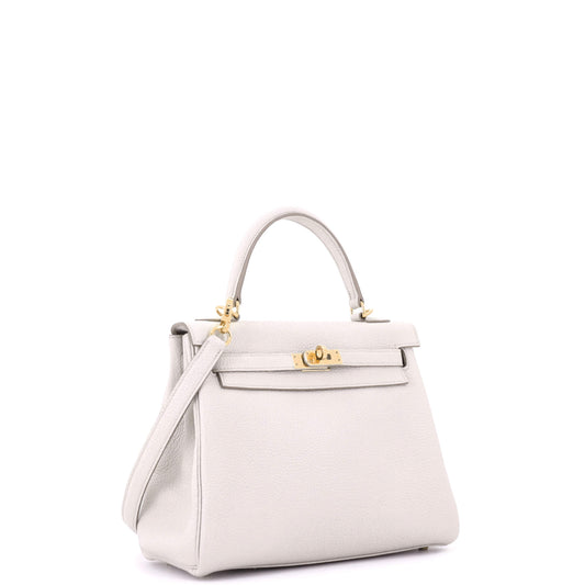 エルメス ケリー ハンドバッグ ライトトゴ ゴールド金具 25