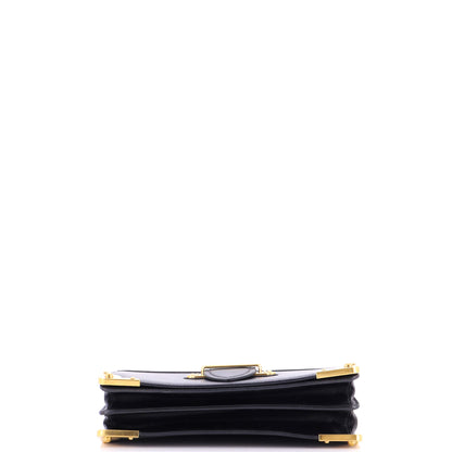 プラダ カイエ クロスボディ バッグ レザーとサフィアーノ レザー L