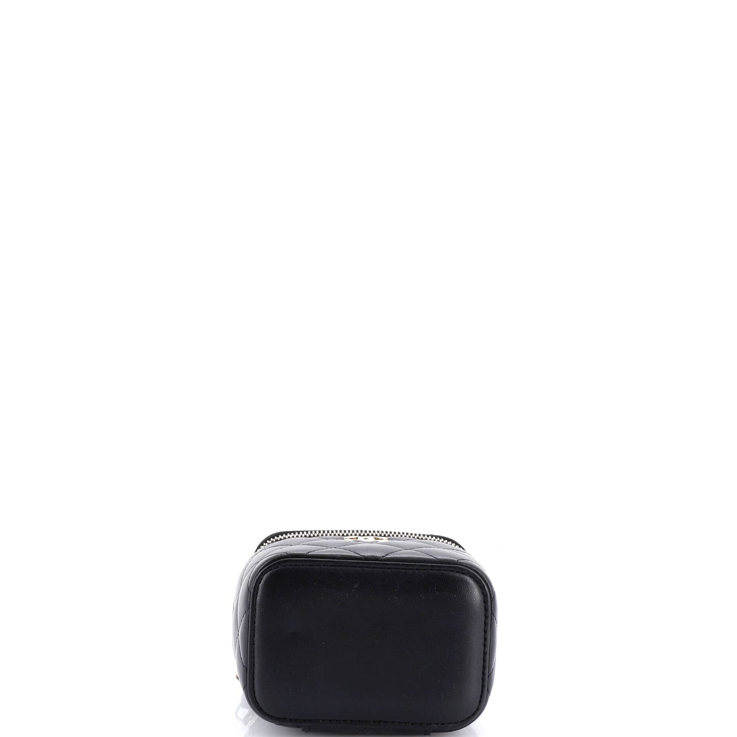 シャネル タイニー CC リンク バニティケース チェーン付き キルティング キャビア ミニ