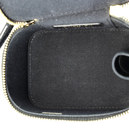 シャネル タイニー CC リンク バニティケース チェーン付き キルティング キャビア ミニ