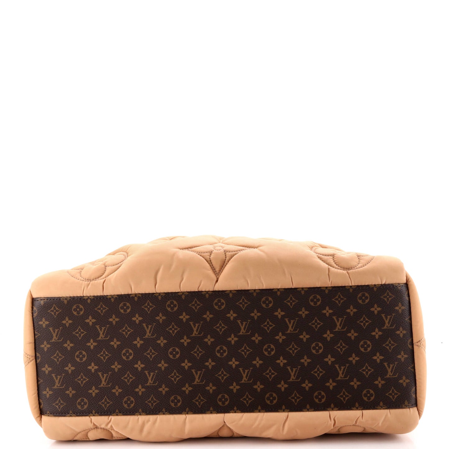 ルイ・マラソン ピロー・オンザゴー トートバッグ モノグラム キルティング エコニルナイロン GM