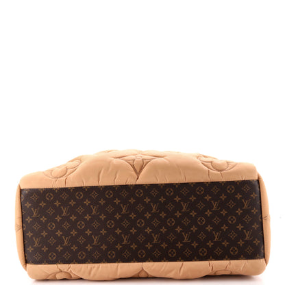 ルイ・マラソン ピロー・オンザゴー トートバッグ モノグラム キルティング エコニルナイロン GM