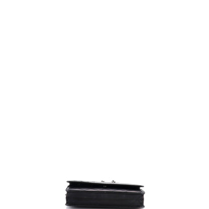 シャネル カンボン ウォレット オン チェーン キルティングレザー