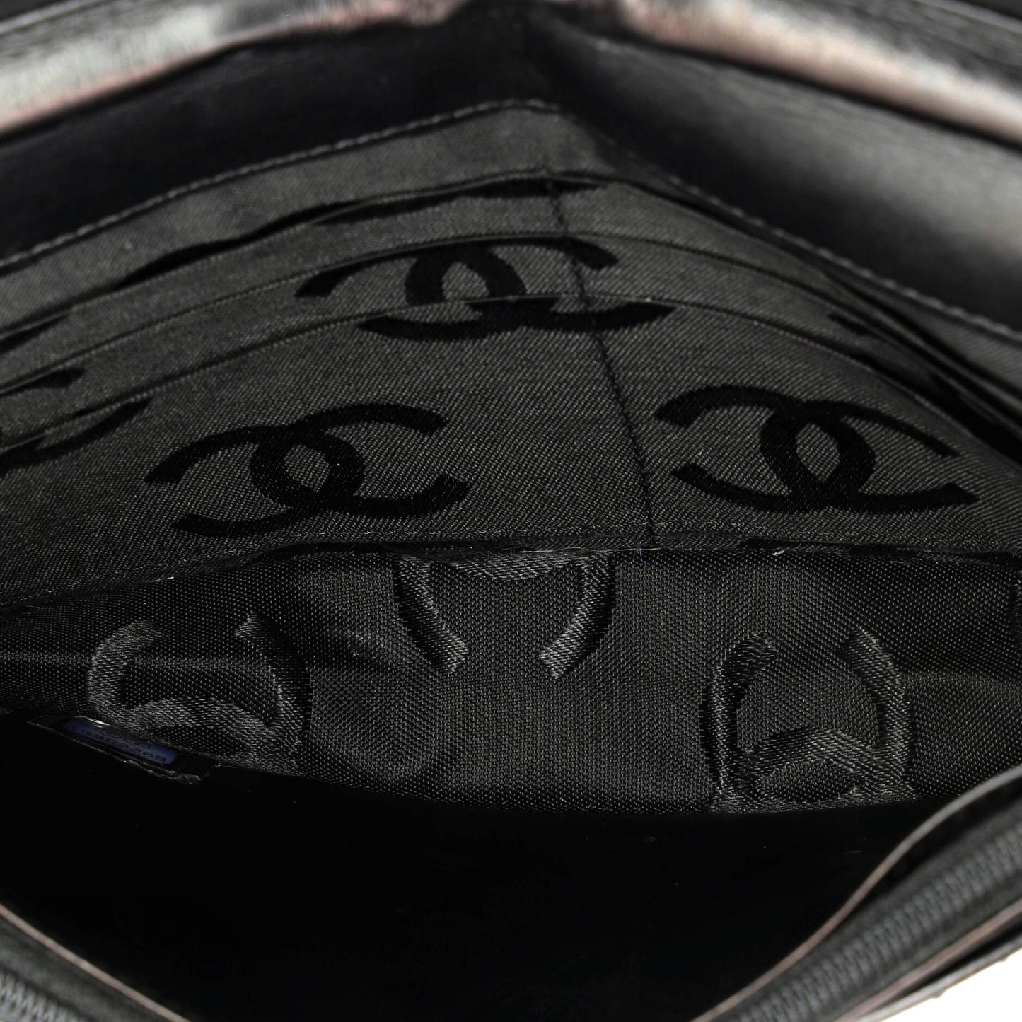 シャネル カンボン ウォレット オン チェーン キルティングレザー