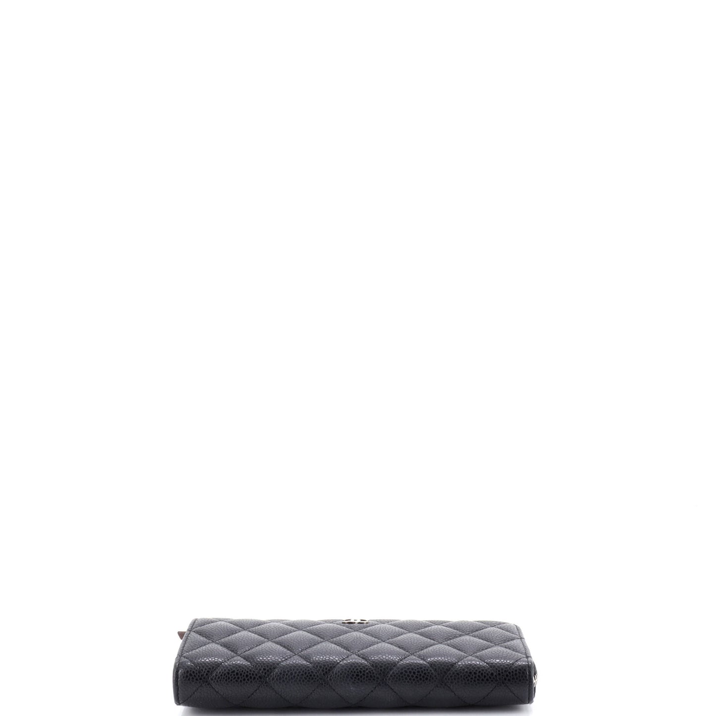 シャネル クラシック サイドジップウォレット キルティング キャビア ロング