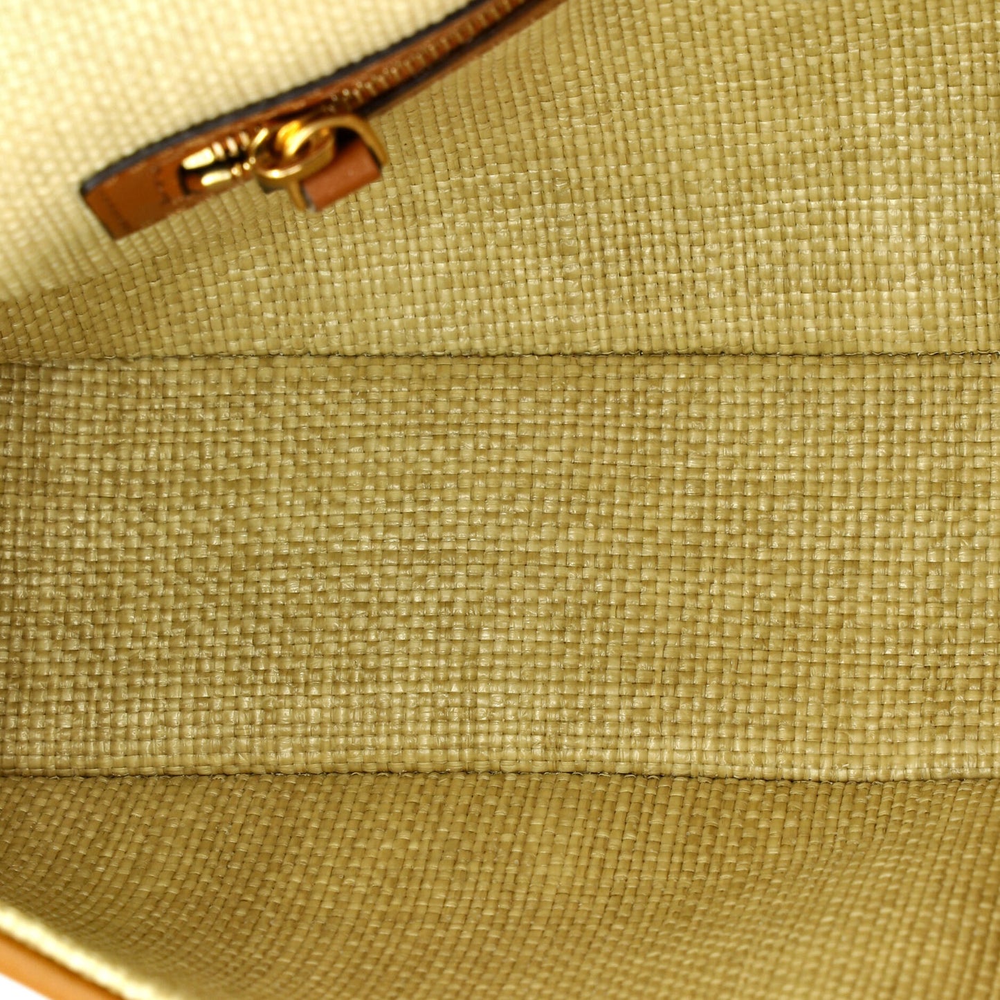 フェンディ バゲット NM バッグッカズ刺繍 ラフィア ミディアム