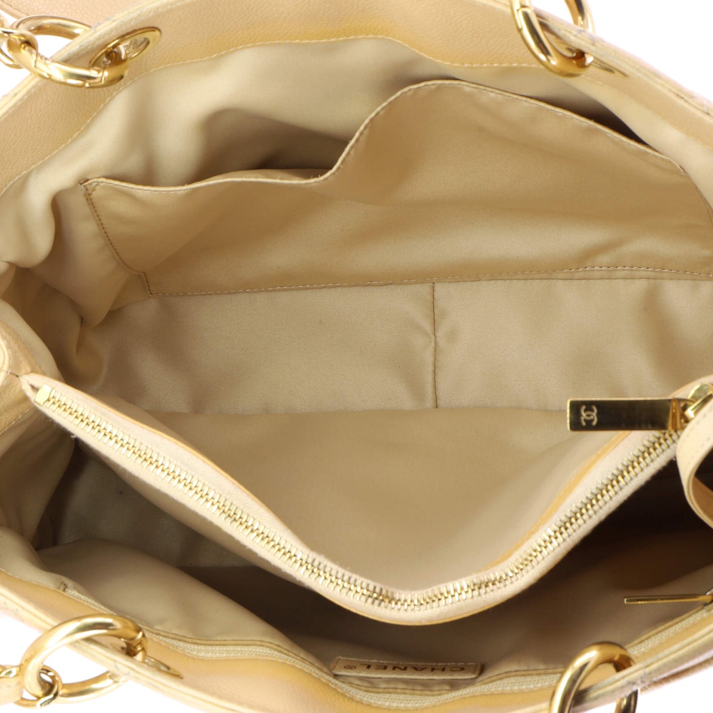 シャネル グランド ショッピング トート キルティング キャビア