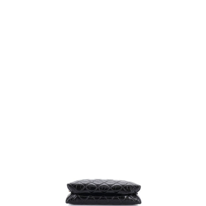 シャネル チェーン リストレット クラッチ シャイニー クランブル カーフスキン