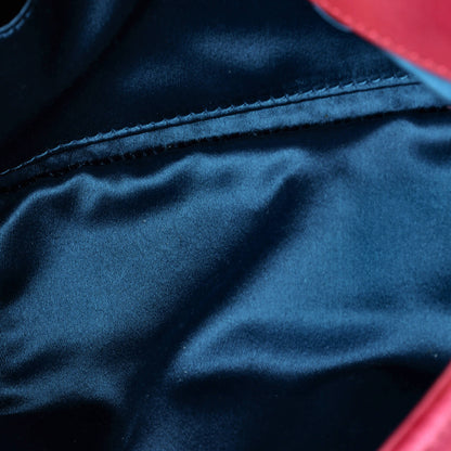 グッチ GGマーモント フラップバッグ 装飾マトラッセ ベルベット ミニ