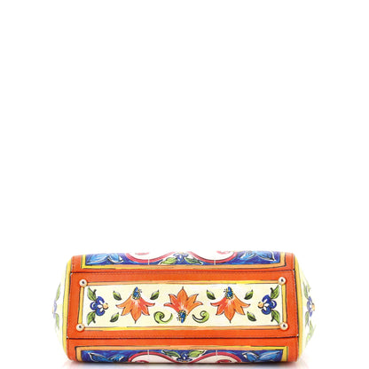 ドルチェ＆ガッバーナ ミス シシリー バッグ プリントレザー ミディアム