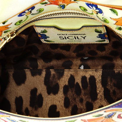 ドルチェ＆ガッバーナ ミス シシリー バッグ プリントレザー ミディアム