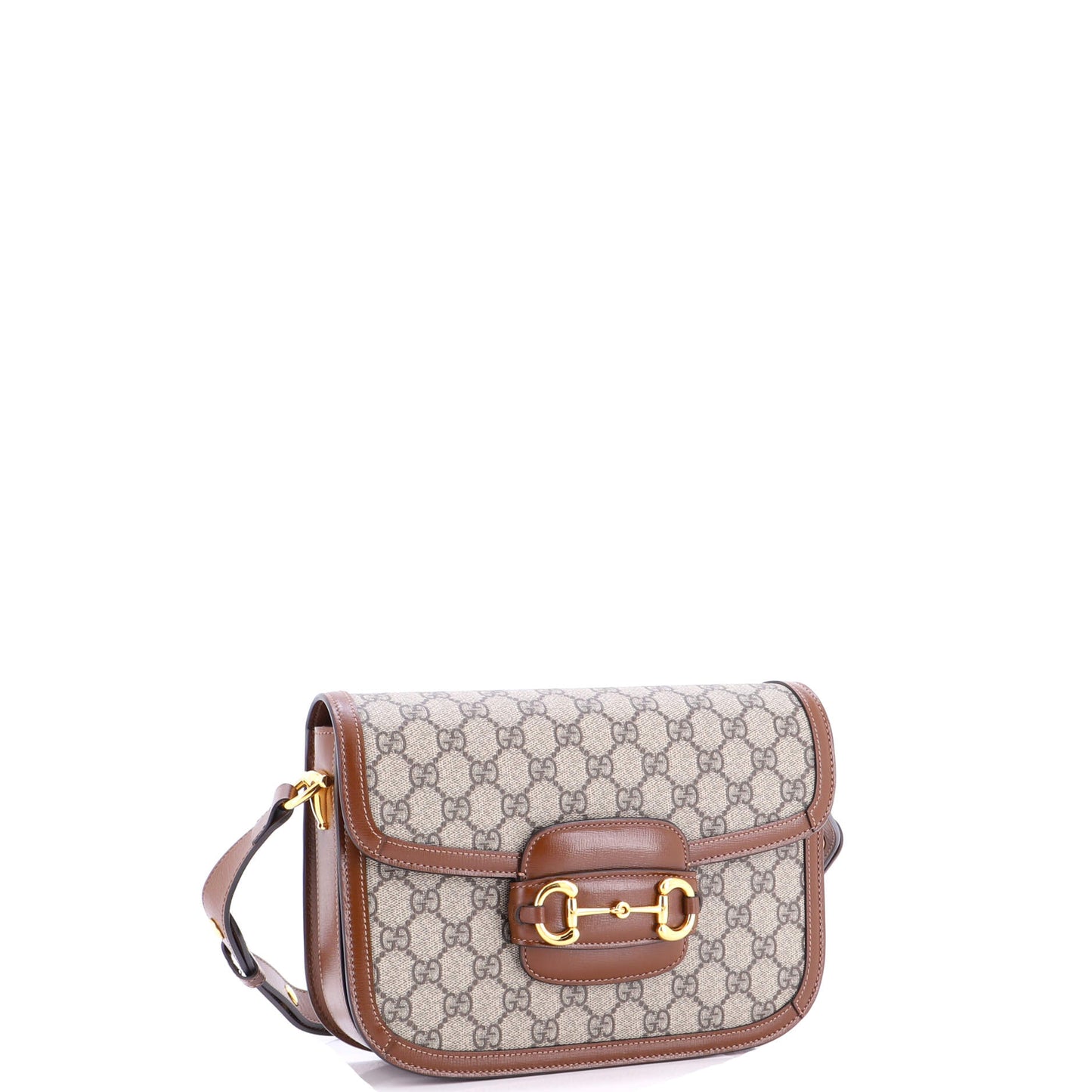 グッチ ホースビット 1955 ショルダーバッグ GGコーティングキャンバス レザー スモール