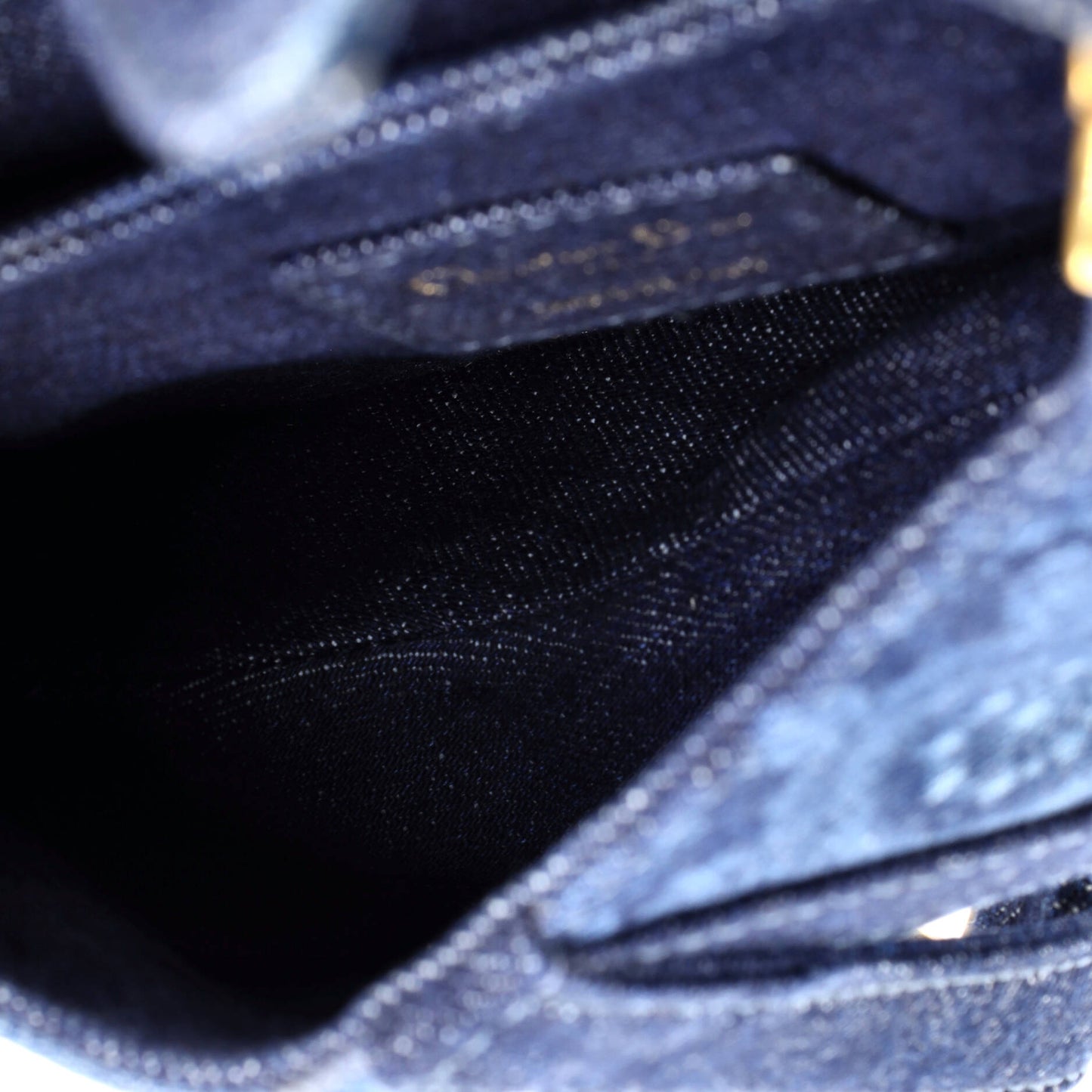 クリスチャン・ディオール サドルハンドバッグ タイダイプリント デニム ミニ