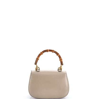 グッチ バンブー 1947 トップハンドル バッグ レザー スモール