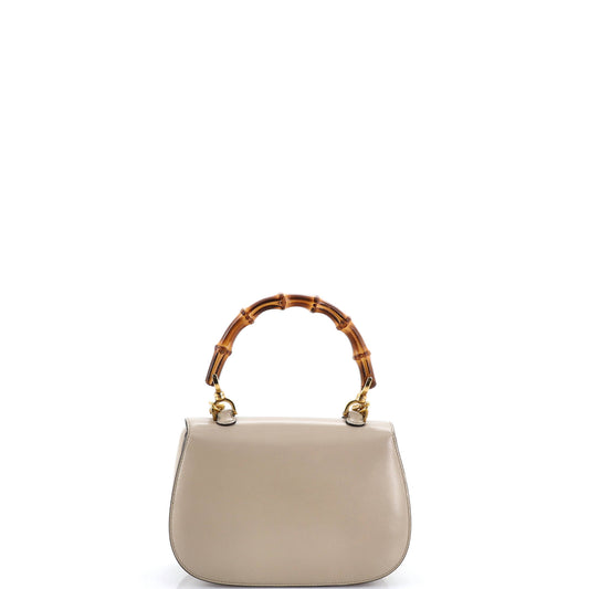 グッチ バンブー 1947 トップハンドル バッグ レザー スモール