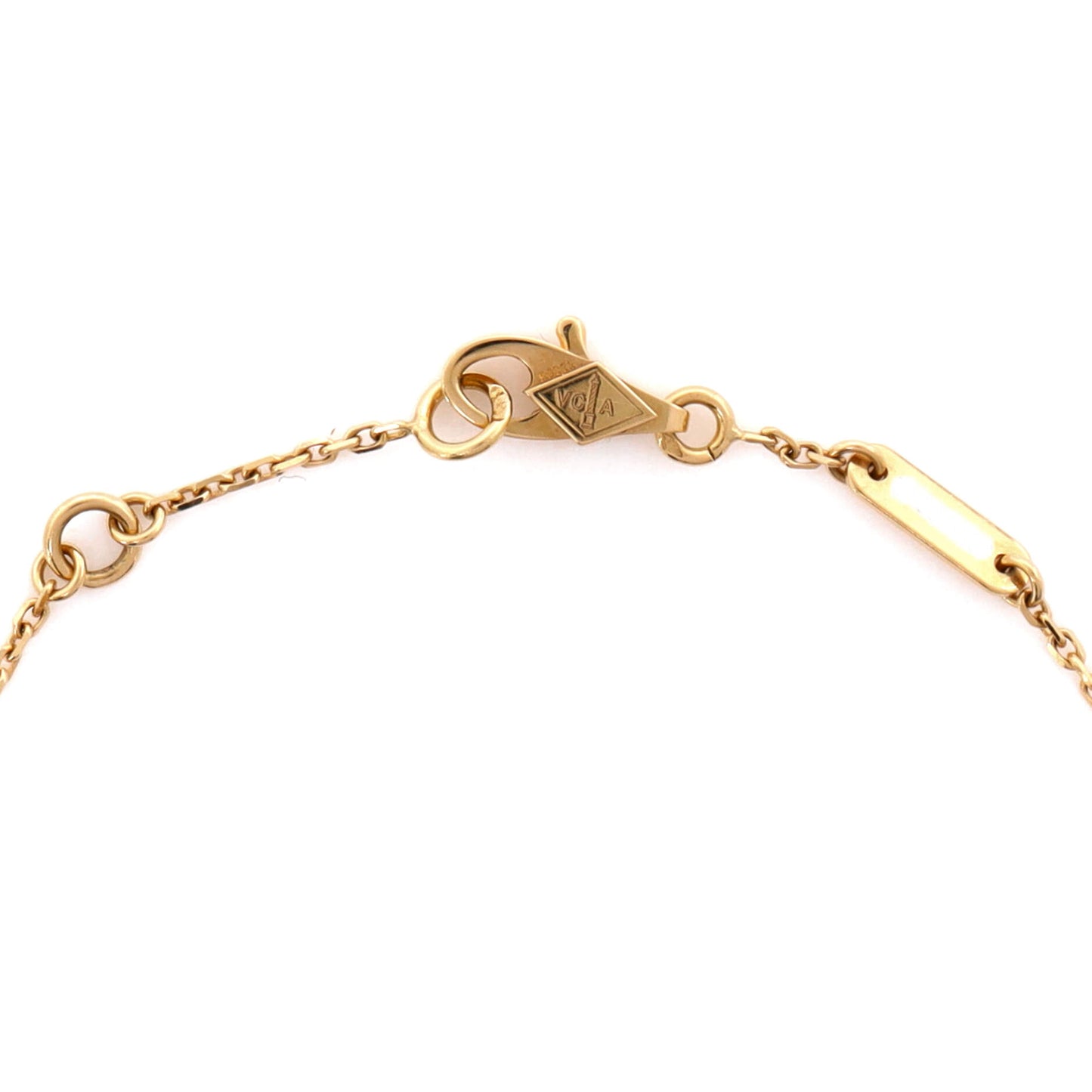 ヴァン クリーフ＆アーペル スウィート アルハンブラ バタフライ ブレスレット 18Kイエローゴールド＆マザーオブパール