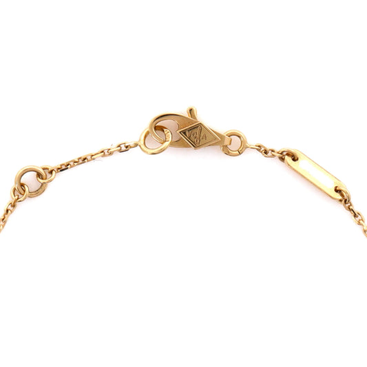 ヴァン クリーフ＆アーペル スウィート アルハンブラ バタフライ ブレスレット 18Kイエローゴールド＆マザーオブパール
