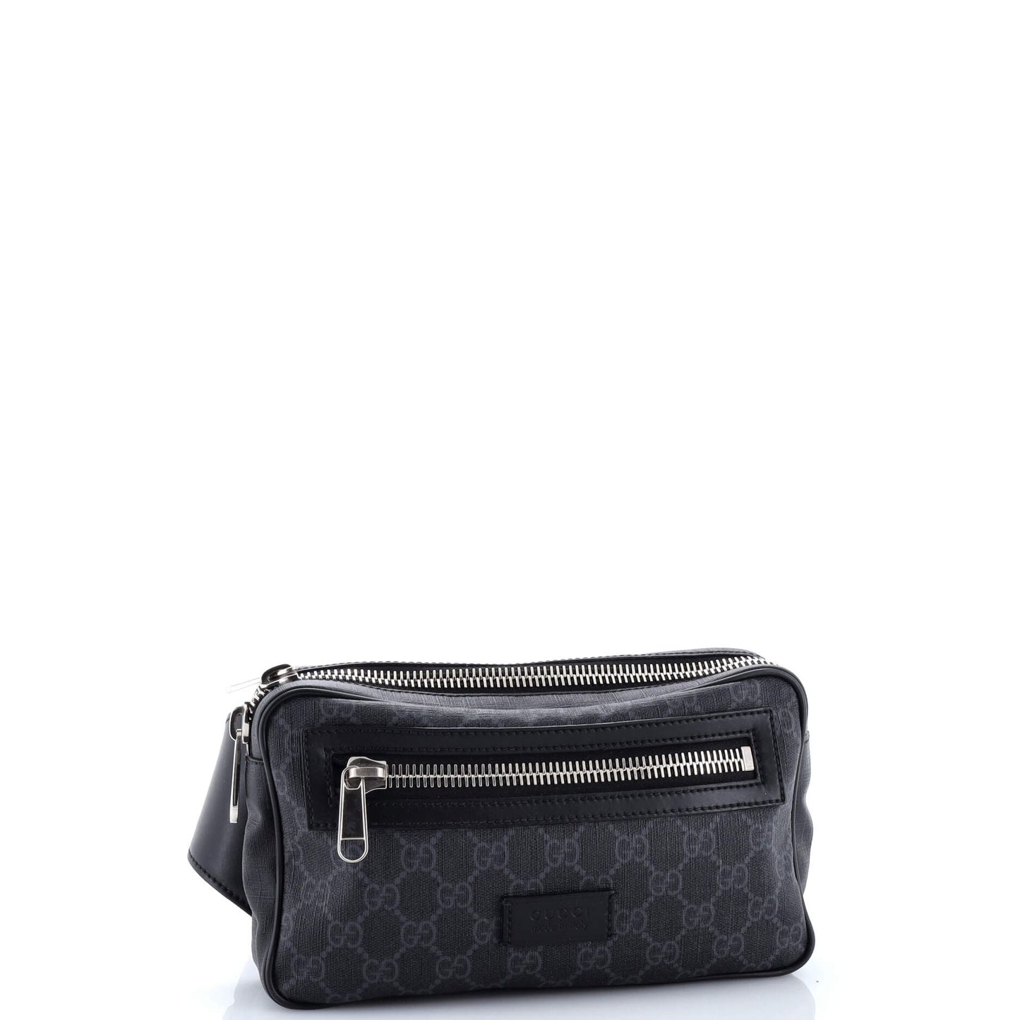 グッチ ソフトジップ ベルトバッグ GGコーティングキャンバス スモール