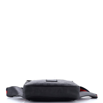 グッチ ソフトジップ ベルトバッグ GGコーティングキャンバス スモール