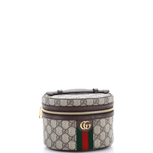 グッチ オフィディア トップハンドル 化粧ケース GGコーティング キャンバス ミニ