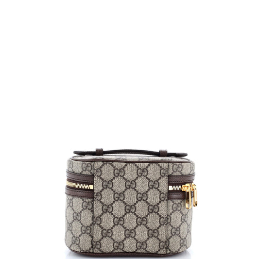 グッチ オフィディア トップハンドル 化粧ケース GGコーティング キャンバス ミニ