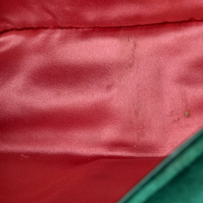 グッチ GGマーモント フラップバッグ マトラッセ ベルベット スモール