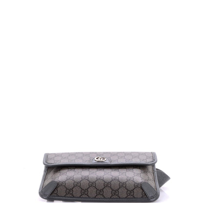 グッチ オフィディア フラップ ベルトバッグ GGコーティングキャンバス レザー