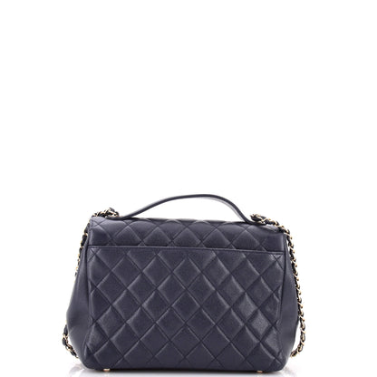 シャネル ビジネス アフィニティ フラップバッグ キルティング キャビア ラージ