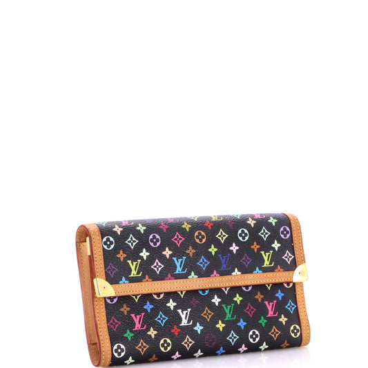 ルイ・ヴィトン ポルト トレゾール インターナショナル ウォレット モノグラム マルチカラー
