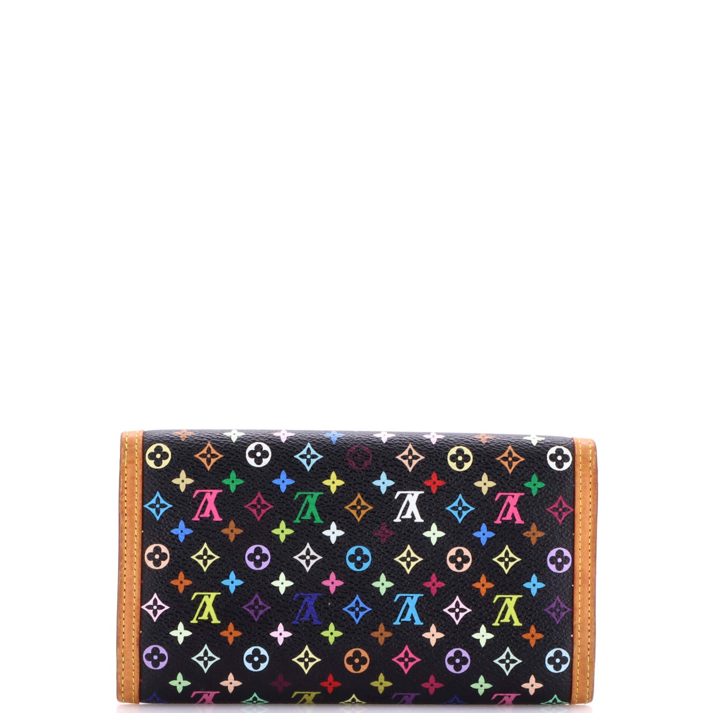 ルイ・フラッグ ポルト トレゾール インターナショナルウォレット モノグラム マルチカラー