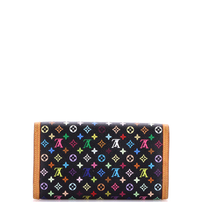 ルイ・フラッグ ポルト トレゾール インターナショナルウォレット モノグラム マルチカラー