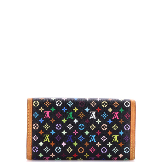 ルイ・ヴィトン ポルト トレゾール インターナショナル ウォレット モノグラム マルチカラー