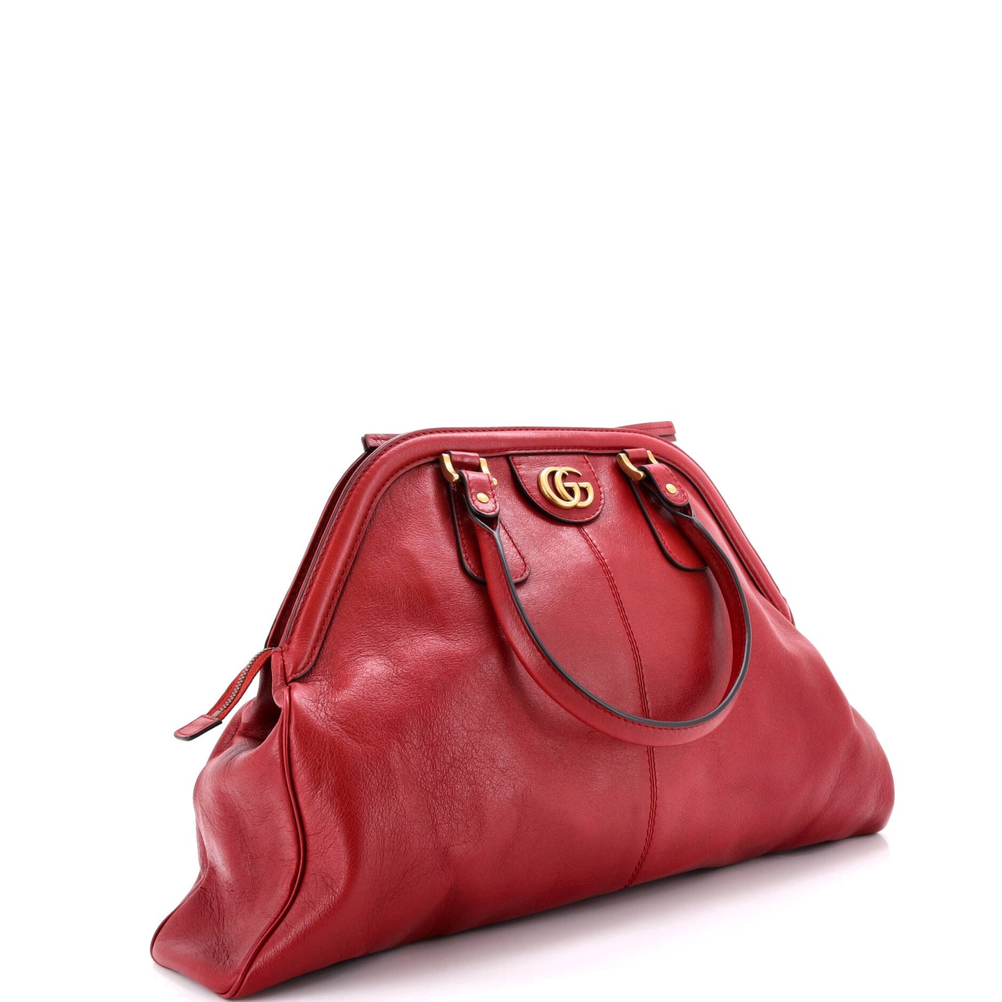 グッチ RE(BELLE) トップハンドルバッグ レザー ラージ