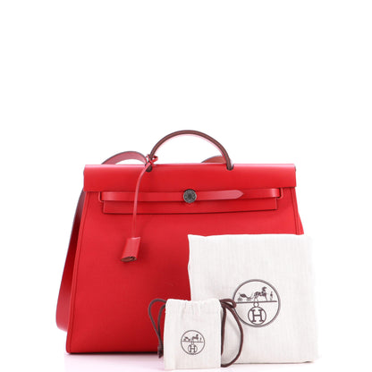 エルメス エルバッグ ジップ レザー＆トワル 39