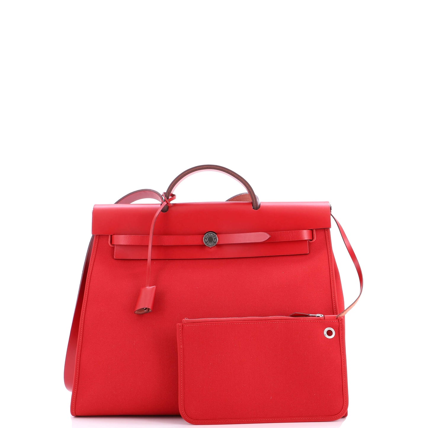 エルメス エルバッグ ジップ レザー＆トワル 39