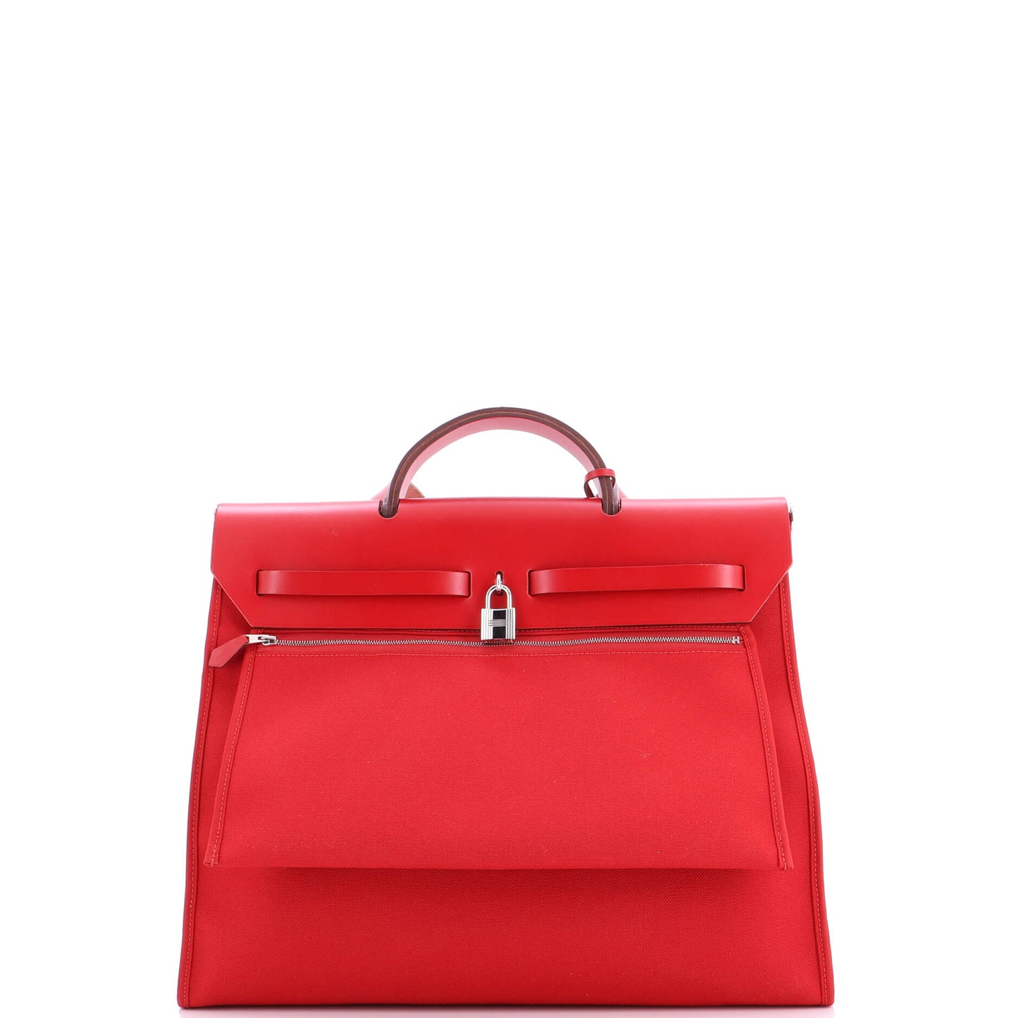 エルメス エルバッグ ジップ レザー＆トワル 39